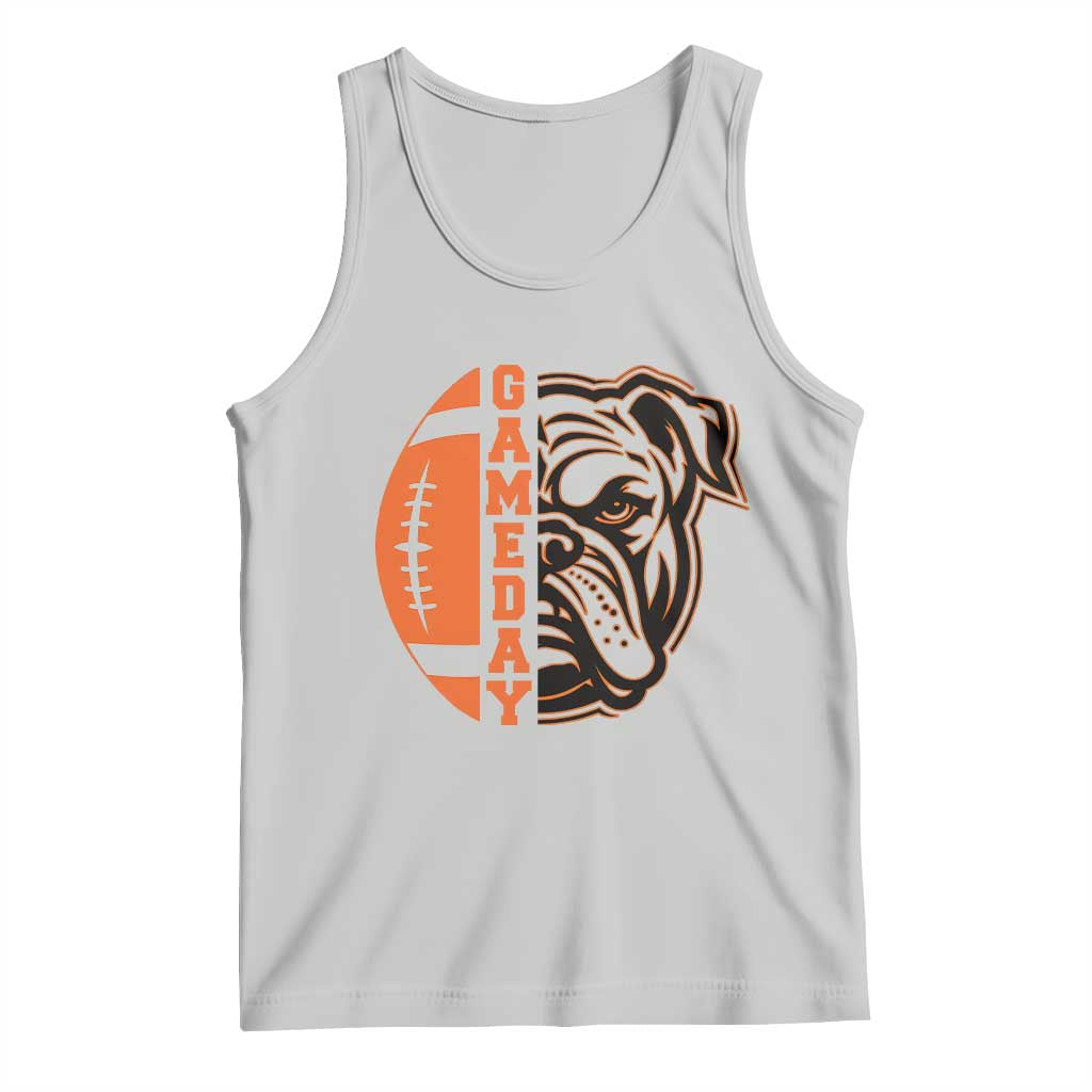 Bulldog Football Lover Tank Top Game Day Fan Lifestyle TS12 Ash Print Your Wear