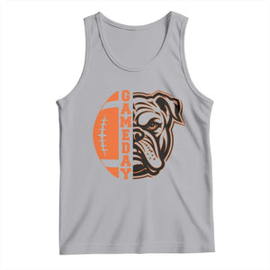 Bulldog Football Lover Tank Top Game Day Fan Lifestyle TS12 Athletic Heather Print Your Wear