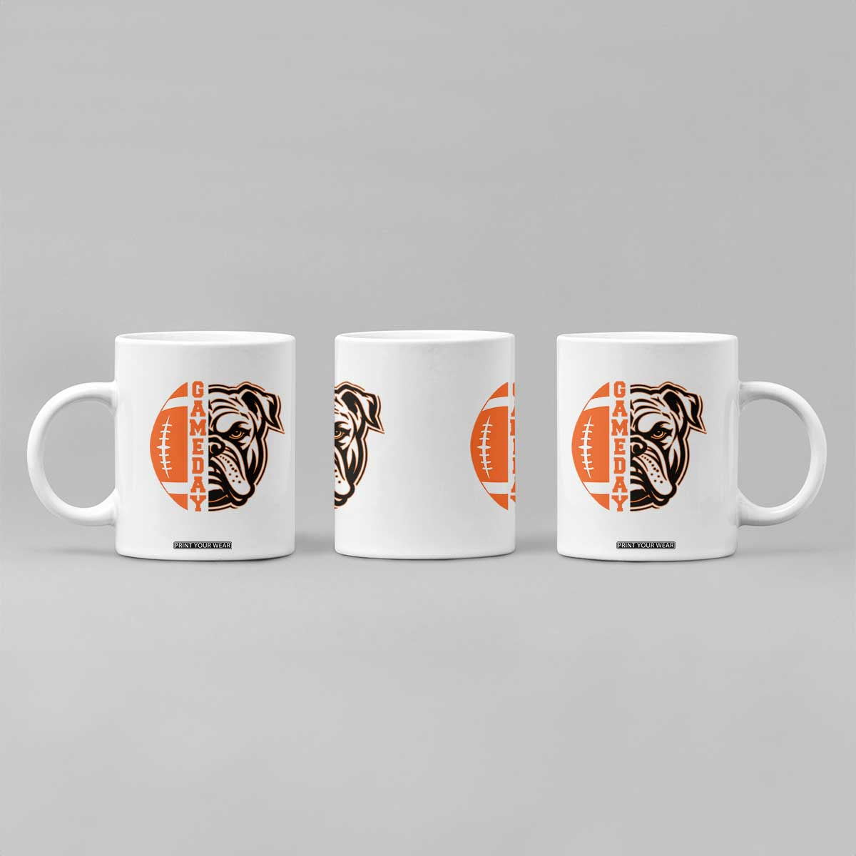 Bulldog Football Lover Coffee Mug Game Day Fan Lifestyle TS12 Print Your Wear