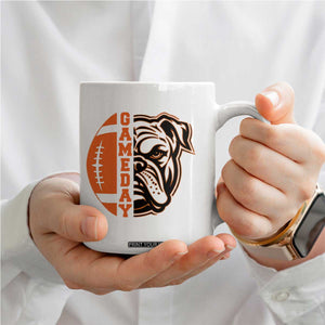 Bulldog Football Lover Coffee Mug Game Day Fan Lifestyle TS12 Print Your Wear