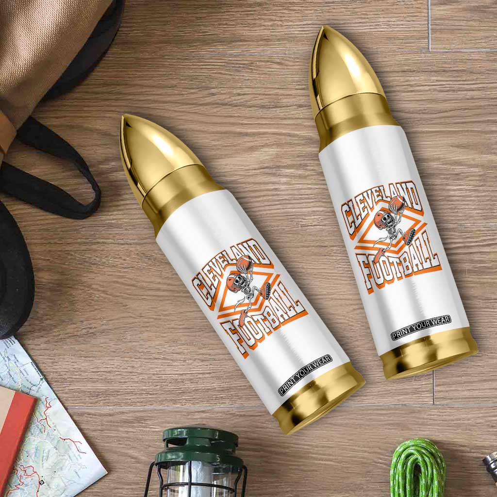 Funny Skeleton Dark Football Bullet Tumbler CFBB Fan Gift TS12 Print Your Wear