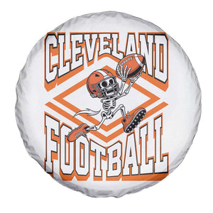 Funny Skeleton Dark Football Spare Tire Cover CFBB Fan Gift TS12 Print Your Wear