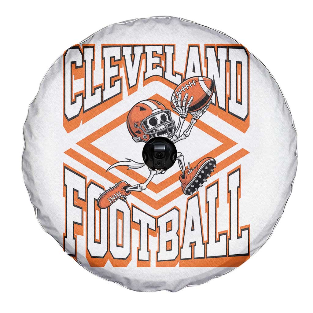 Funny Skeleton Dark Football Spare Tire Cover CFBB Fan Gift TS12 Print Your Wear