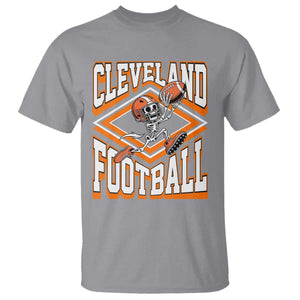 Funny Skeleton Dark Football T Shirt CFBB Fan Gift TS12 Sport Gray Print Your Wear