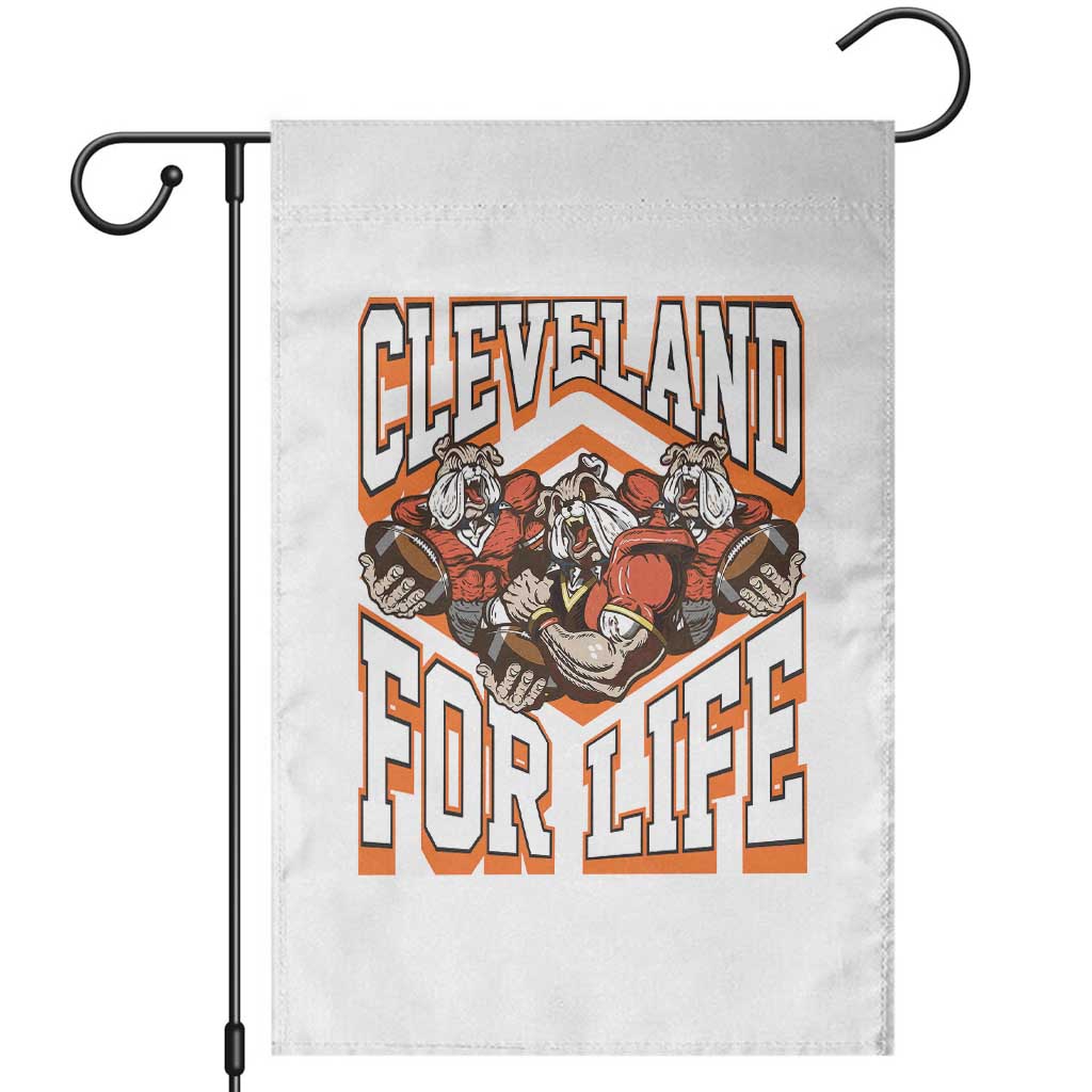 Cleveland For Life Garden Flag CFBB Fan Gift TS12 Black Print Your Wear