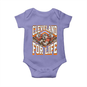 Cleveland For Life Baby Onesie CFBB Fan Gift TS12 Violet Print Your Wear