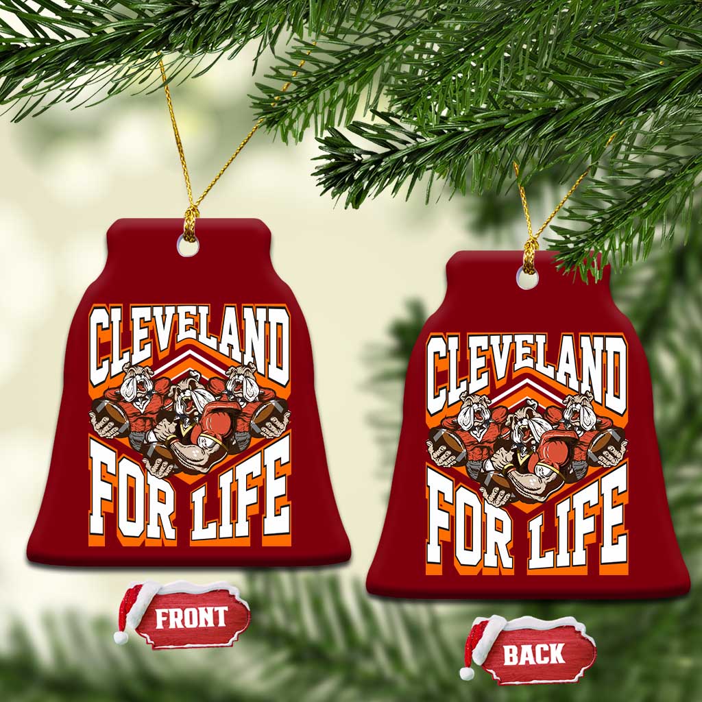 Cleveland For Life Ceramic Ornament CFBB Fan Gift TS12 Print Your Wear