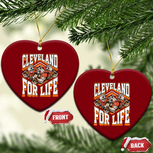 Cleveland For Life Ceramic Ornament CFBB Fan Gift TS12 Print Your Wear