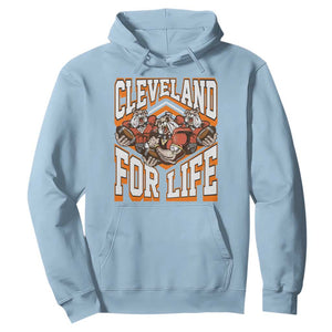 Cleveland For Life Hoodie CFBB Fan Gift TS12 Light Blue Print Your Wear