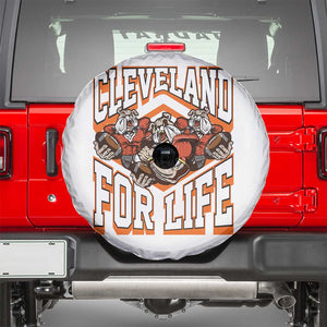 Cleveland For Life Spare Tire Cover CFBB Fan Gift TS12 Black Print Your Wear