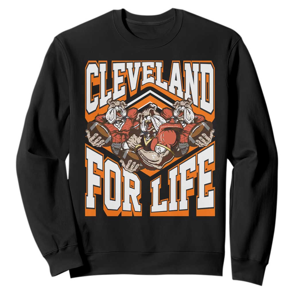 Cleveland For Life Sweatshirt CFBB Fan Gift TS12 Black Print Your Wear