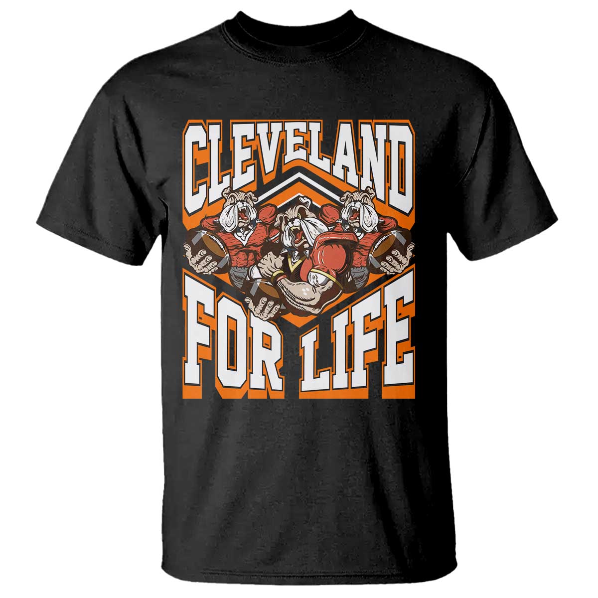 Cleveland For Life T Shirt CFBB Fan Gift TS12 Black Print Your Wear