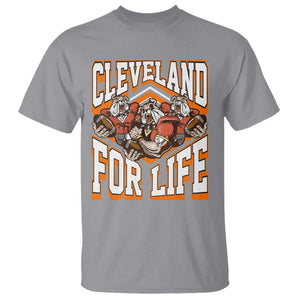 Cleveland For Life T Shirt CFBB Fan Gift TS12 Sport Gray Print Your Wear