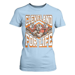 Cleveland For Life T Shirt For Women CFBB Fan Gift TS12 Light Blue Print Your Wear