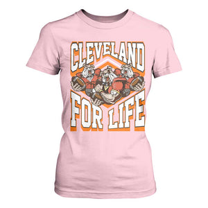 Cleveland For Life T Shirt For Women CFBB Fan Gift TS12 Light Pink Print Your Wear