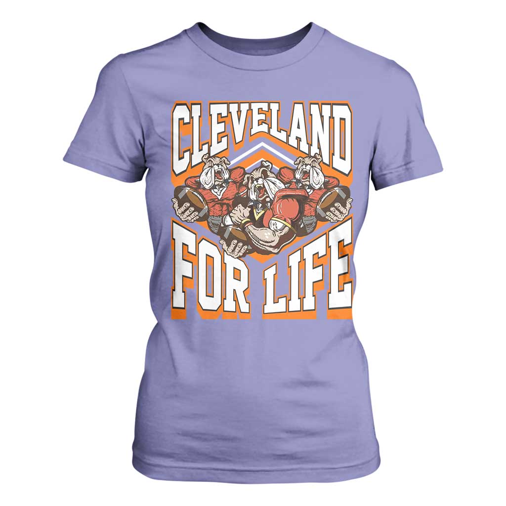 Cleveland For Life T Shirt For Women CFBB Fan Gift TS12 Violet Print Your Wear