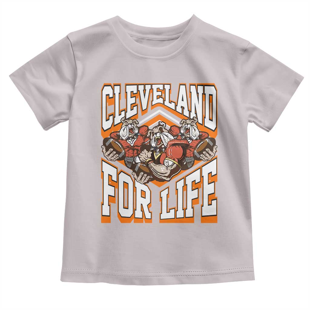 Cleveland For Life Toddler T Shirt CFBB Fan Gift TS12 Ice Gray Print Your Wear
