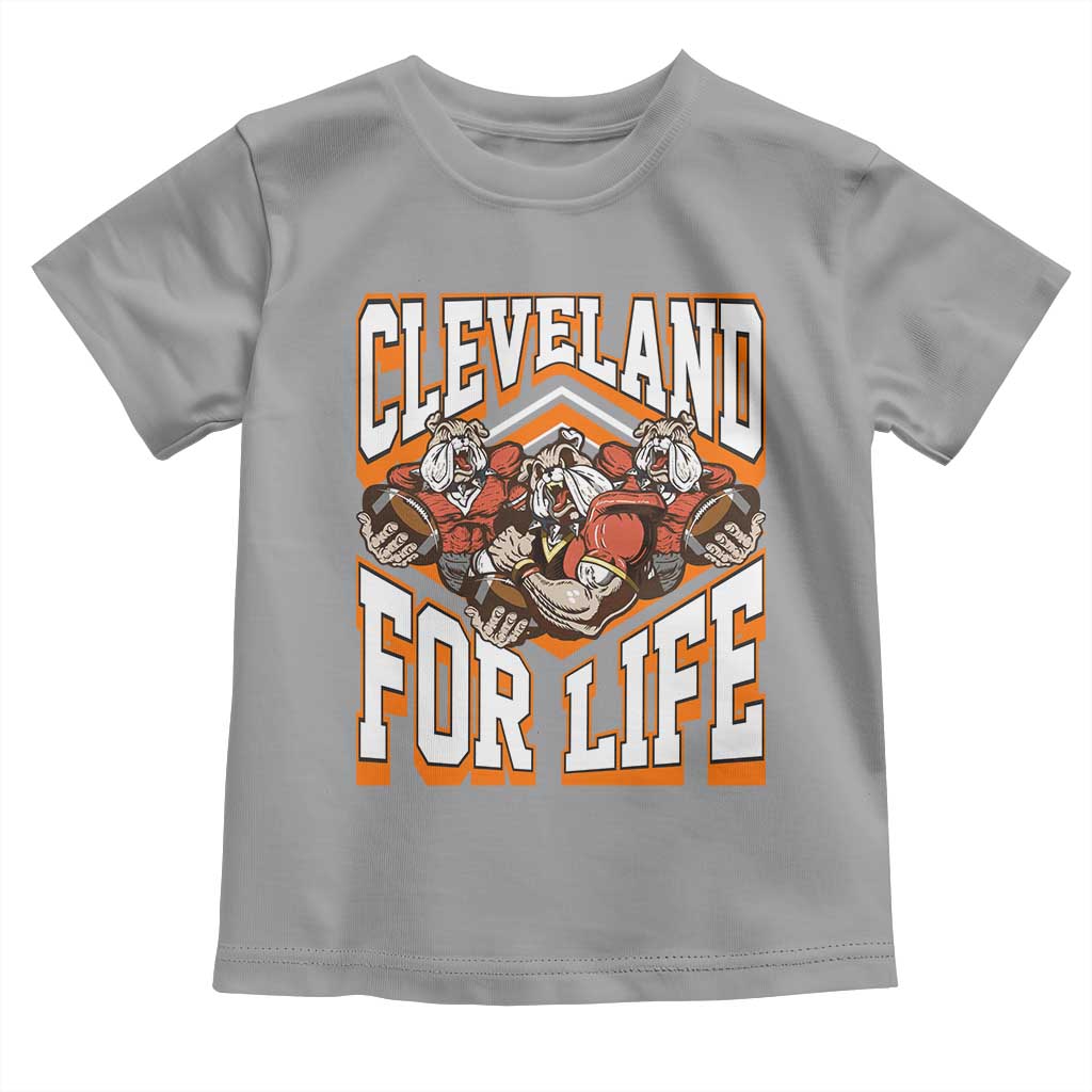Cleveland For Life Toddler T Shirt CFBB Fan Gift TS12 Sport Gray Print Your Wear
