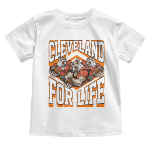 Cleveland For Life Toddler T Shirt CFBB Fan Gift TS12 White Print Your Wear