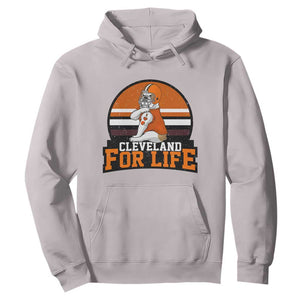 Funny Bulldog Game Day Hoodie Cleveland For Life TS12 Ice Gray Print Your Wear