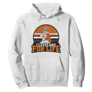Funny Bulldog Game Day Hoodie Cleveland For Life TS12 White Print Your Wear