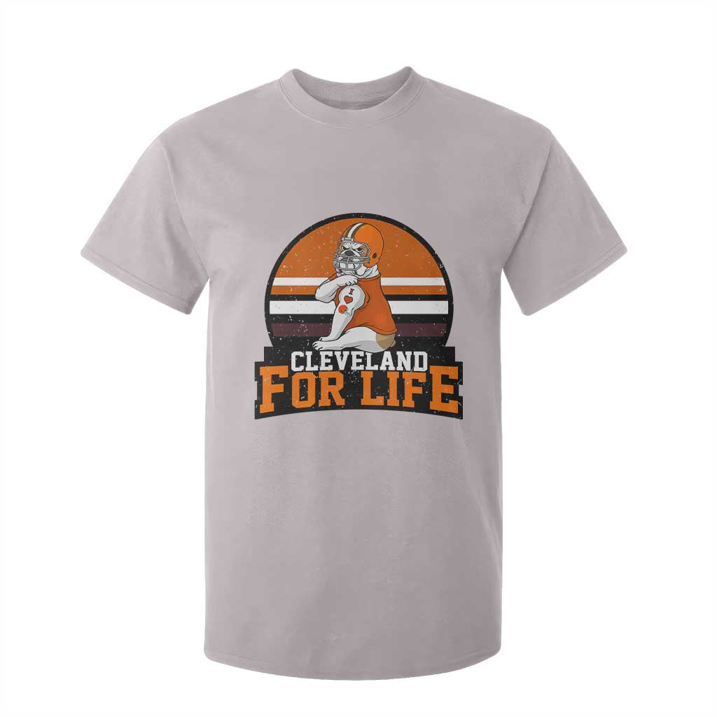 Funny Bulldog Game Day T Shirt For Kid Cleveland For Life TS12 Ice Gray Print Your Wear