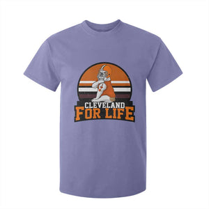 Funny Bulldog Game Day T Shirt For Kid Cleveland For Life TS12 Violet Print Your Wear