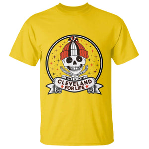 Funny Skeleton Dark Football Lover T Shirt Cleveland For Life TS12 Daisy Print Your Wear