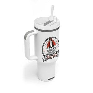 Funny Skeleton Dark Football Lover Tumbler With Handle Cleveland For Life TS12 Print Your Wear
