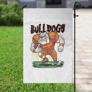 Funny Bulldog Playing Football Garden Flag Game Day Dog Lover TS12 Print Your Wear