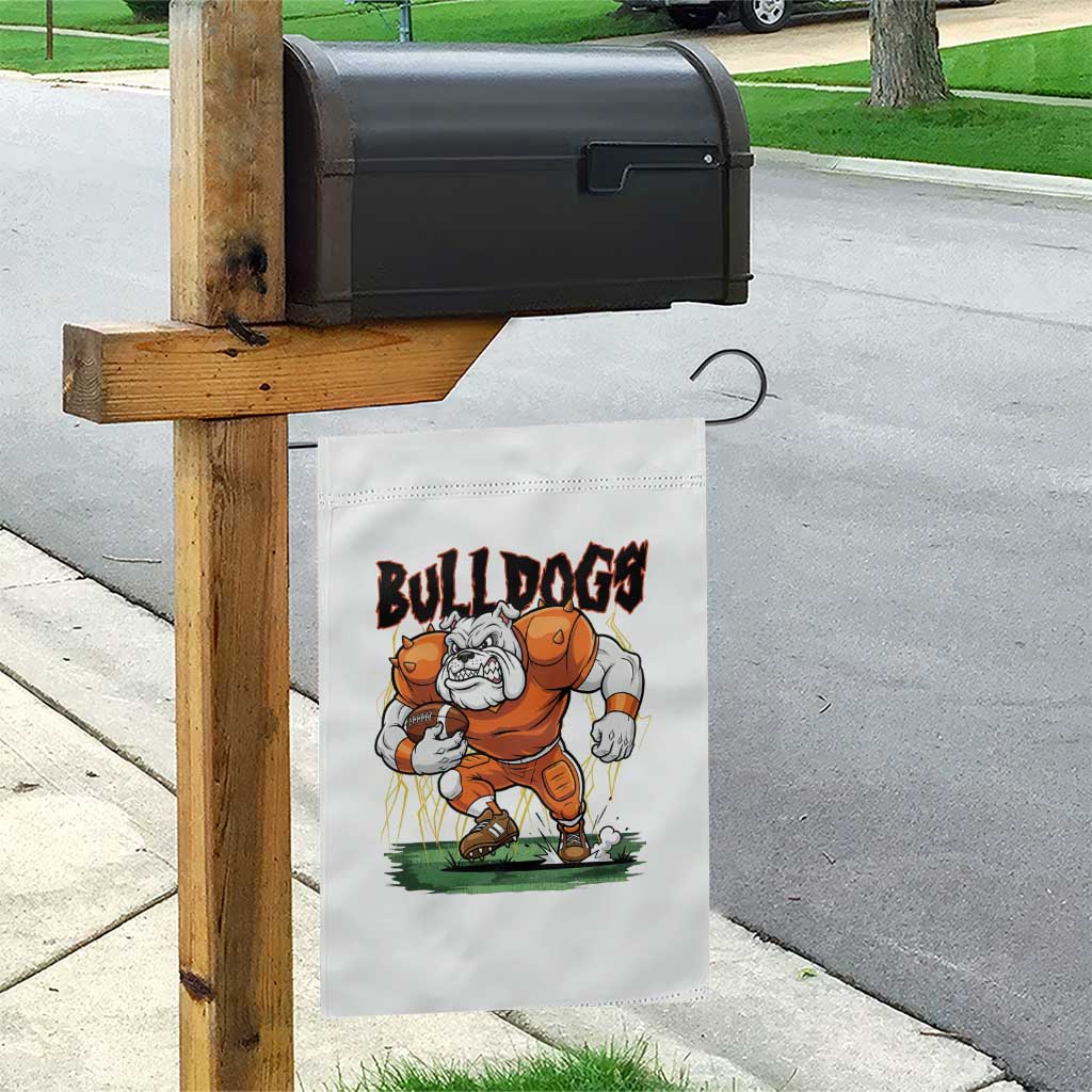 Funny Bulldog Playing Football Garden Flag Game Day Dog Lover TS12 Print Your Wear