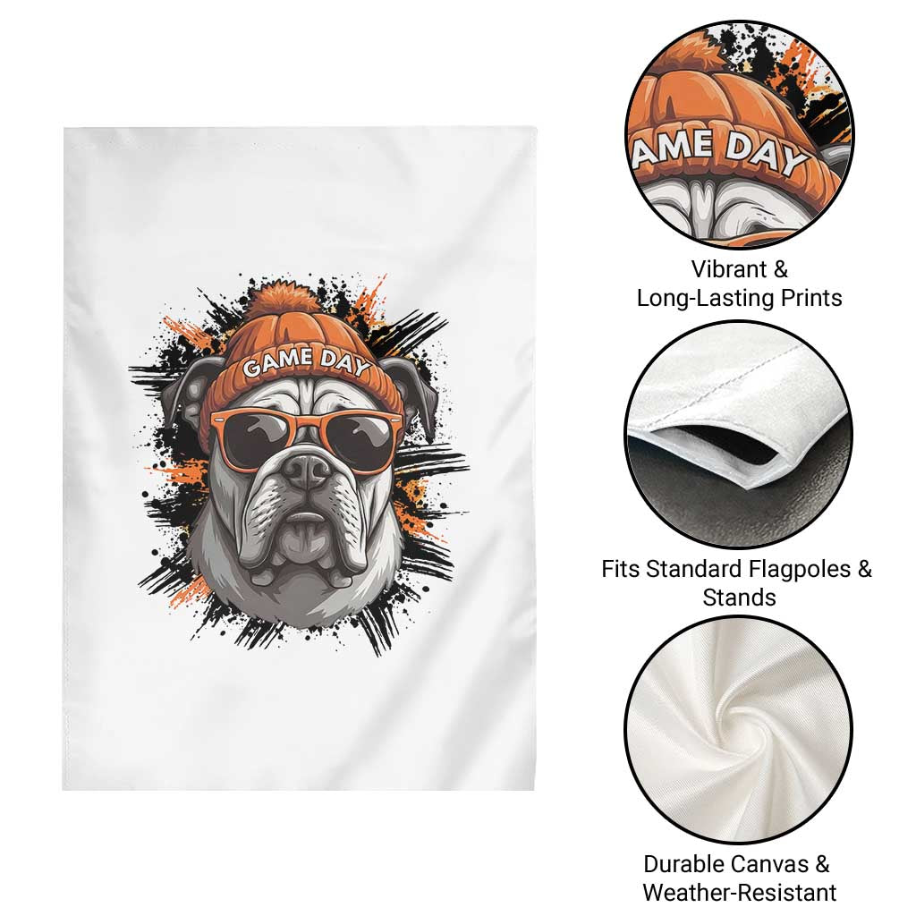 Bulldog Football Spirit Garden Flag Game Day Dog Lover Gift TS12 Print Your Wear