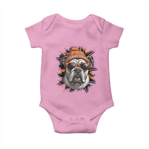 Bulldog Football Spirit Baby Onesie Game Day Dog Lover Gift TS12 Light Pink Print Your Wear