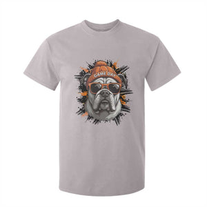 Bulldog Football Spirit T Shirt For Kid Game Day Dog Lover Gift TS12 Ice Gray Print Your Wear