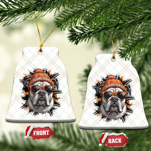 Bulldog Football Spirit Ceramic Ornament Game Day Dog Lover Gift TS12 Print Your Wear