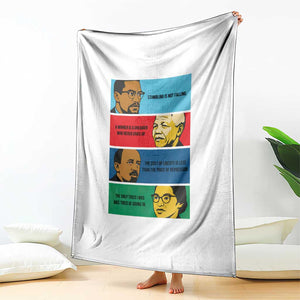 African American Leaders History Quote Gift Throw Blanket TS12 Print Your Wear