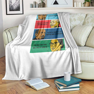 African American Leaders History Quote Gift Throw Blanket TS12 Print Your Wear
