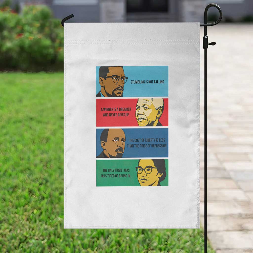 African American Leaders History Quote Gift Garden Flag TS12 Print Your Wear