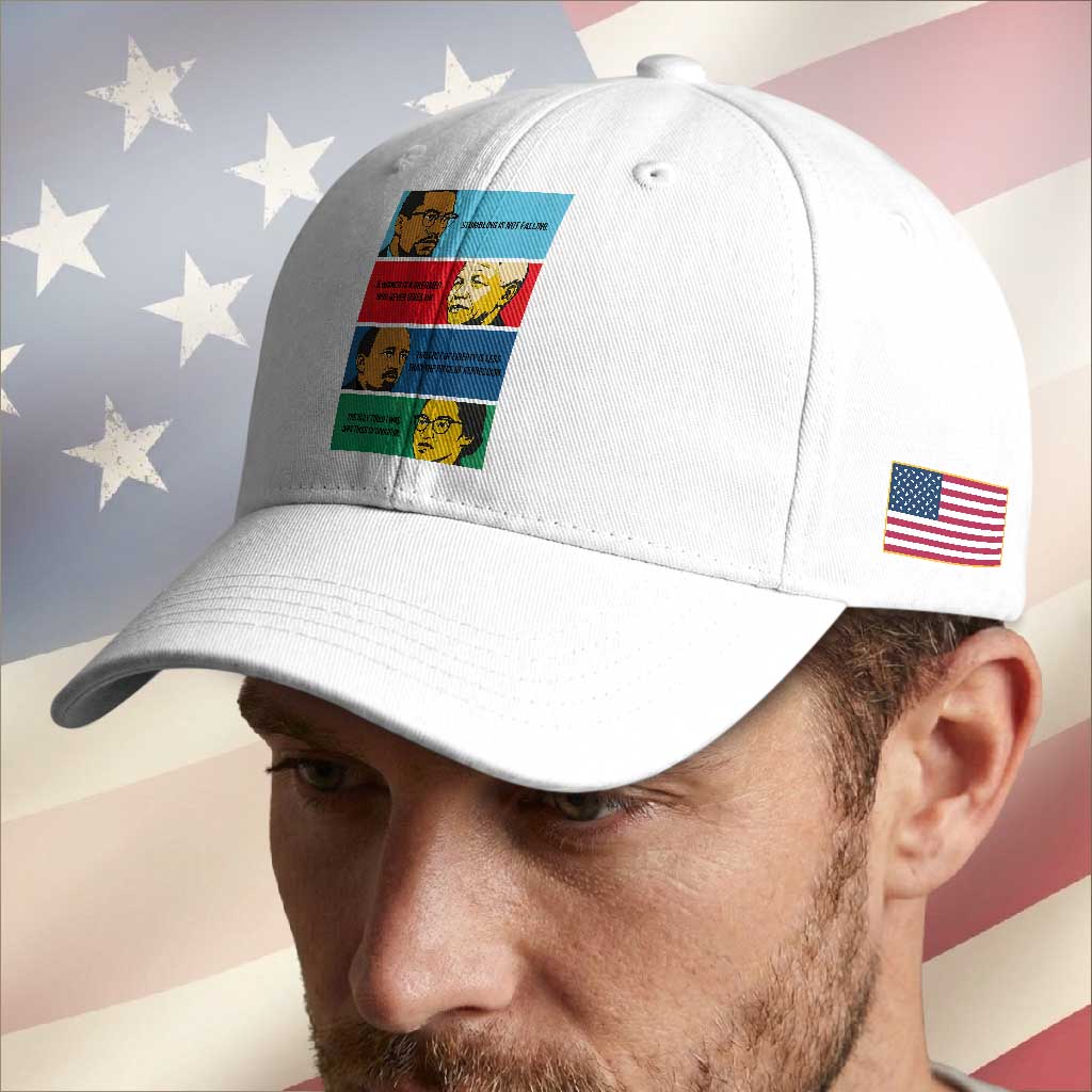 African American Leaders History Quote Gift Baseball Cap TS12 Print Your Wear