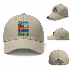 African American Leaders History Quote Gift Baseball Cap TS12 Baseball Cap Universal Fit Beige Print Your Wear