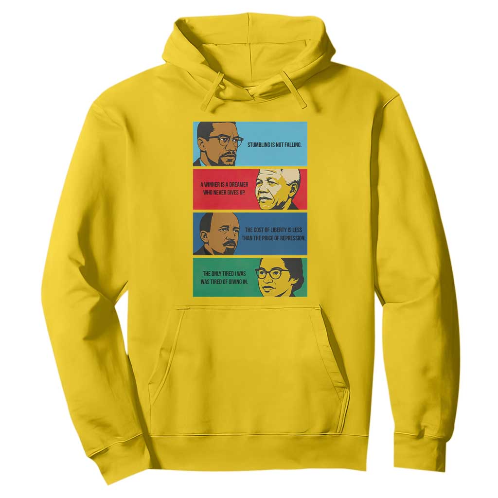 African American Leaders History Quote Gift Hoodie TS12 Daisy Print Your Wear