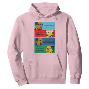 African American Leaders History Quote Gift Hoodie TS12 Light Pink Print Your Wear