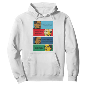 African American Leaders History Quote Gift Hoodie TS12 White Print Your Wear