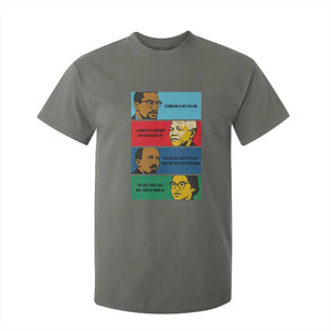 African American Leaders History Quote Gift T Shirt For Kid TS12 Military Green Print Your Wear