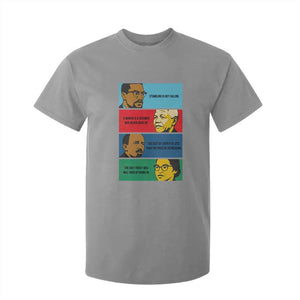 African American Leaders History Quote Gift T Shirt For Kid TS12 Sport Gray Print Your Wear