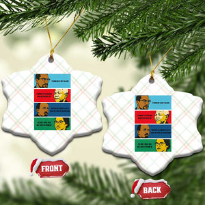African American Leaders History Quote Gift Ceramic Ornament TS12 Print Your Wear