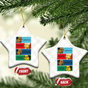 African American Leaders History Quote Gift Ceramic Ornament TS12 Print Your Wear