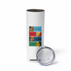 African American Leaders History Quote Gift Skinny Tumbler TS12 Print Your Wear