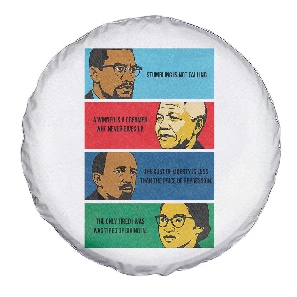 African American Leaders History Quote Gift Spare Tire Cover TS12 Print Your Wear