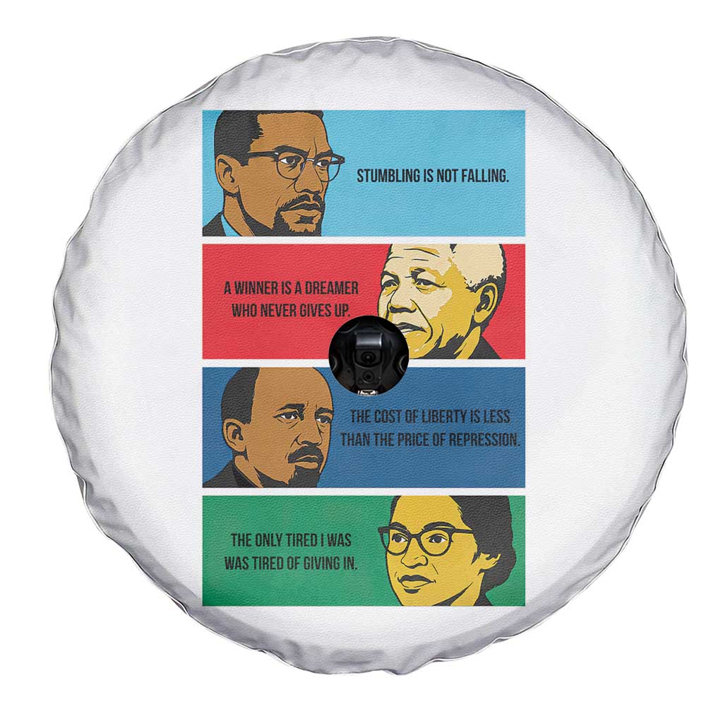 African American Leaders History Quote Gift Spare Tire Cover TS12 Print Your Wear